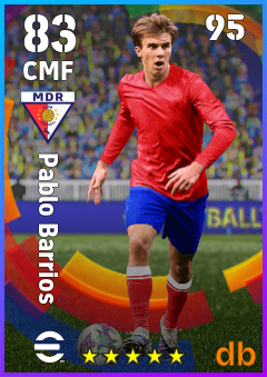 Pablo Barrios — CMF, OVR 83, MAX 95