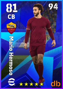 Mario Hermoso — CB, OVR 81, MAX 94