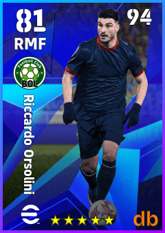Riccardo Orsolini — RMF, OVR 81, MAX 94