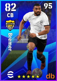 Bremer — CB, OVR 82, MAX 95
