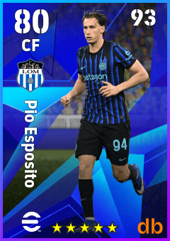 Pio Esposito — CF, OVR 80, MAX 93