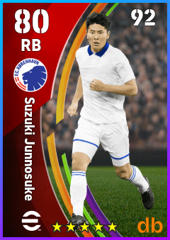 Suzuki Junnosuke — RB, OVR 80, MAX 92