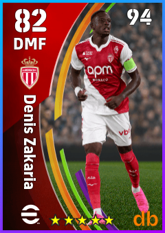 Denis Zakaria — DMF, OVR 82, MAX 94