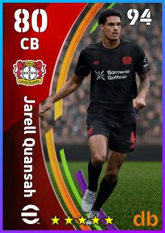 Jarell Quansah — CB, OVR 80, MAX 94