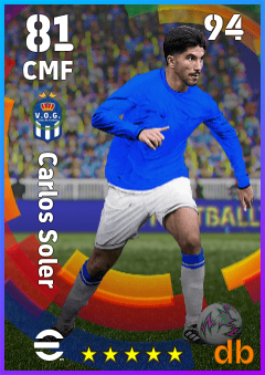 Carlos Soler — CMF, OVR 81, MAX 94