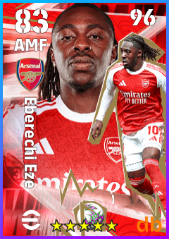 Eberechi Eze — AMF, OVR 83, MAX 96