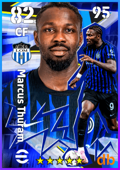 Marcus Thuram — CF, OVR 82, MAX 95