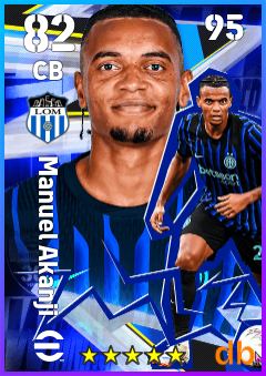 Manuel Akanji — CB, OVR 82, MAX 95