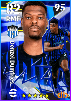 Denzel Dumfries — RMF, OVR 82, MAX 95