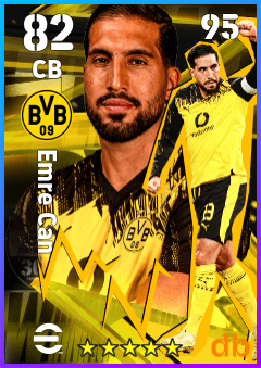 Emre Can — CB, OVR 82, MAX 95