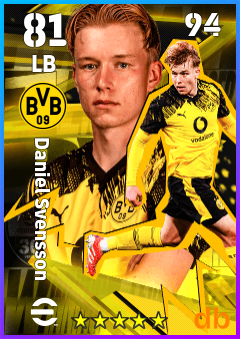 Daniel Svensson — LB, OVR 81, MAX 94