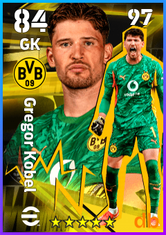 Gregor Kobel — GK, OVR 84, MAX 97