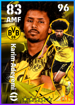 Karim Adeyemi — AMF, OVR 83, MAX 96