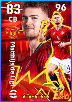 Matthijs de Ligt — CB, OVR 83, MAX 96
