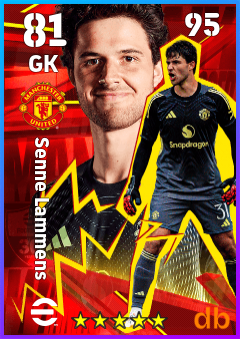 Senne Lammens — GK, OVR 81, MAX 95