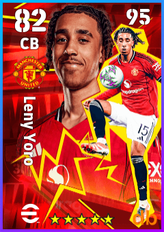 Leny Yoro — CB, OVR 82, MAX 95