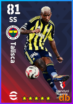 Talisca eFootball player card