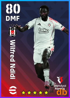 Wilfred Ndidi — DMF, OVR 80, MAX 80