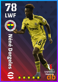 Néné Dorgeles — LWF, OVR 78, MAX 78