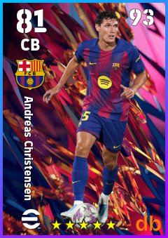 Andreas Christensen — CB, OVR 81, MAX 93