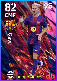 Gavi — CMF, OVR 82, MAX 95