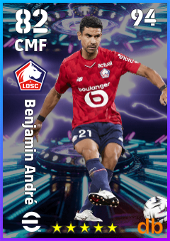 Benjamin André — CMF, OVR 82, MAX 94