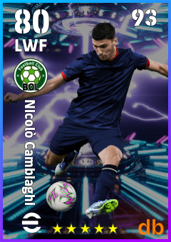 Nicolò Cambiaghi — LWF, OVR 80, MAX 93
