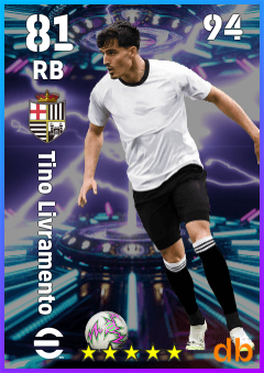 Tino Livramento — RB, OVR 81, MAX 94