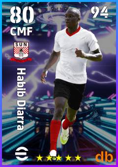 Habib Diarra — CMF, OVR 80, MAX 94