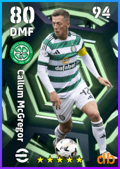 Callum McGregor — DMF, OVR 80, MAX 94