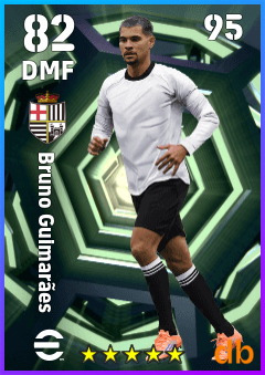 Bruno Guimarães — DMF, OVR 82, MAX 95