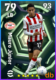 Mauro Júnior — LB, OVR 79, MAX 93