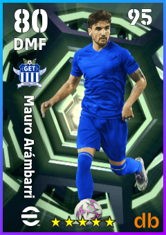 Mauro Arámbarri — DMF, OVR 80, MAX 95
