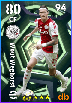 Wout Weghorst — CF, OVR 80, MAX 94