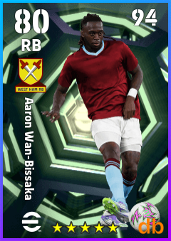 Aaron Wan-Bissaka — RB, OVR 80, MAX 94