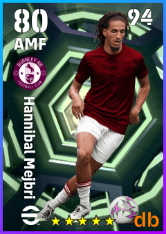 Hannibal Mejbri — AMF, OVR 80, MAX 94
