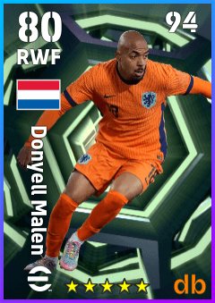 Donyell Malen eFootball player card