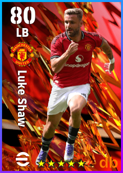 Luke Shaw eFootball player card