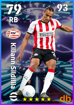Kiliann Sildillia — RB, OVR 79, MAX 93