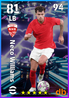 Neco Williams — LB, OVR 81, MAX 94