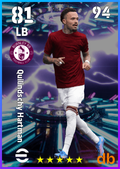 Quilindschy Hartman — LB, OVR 81, MAX 94