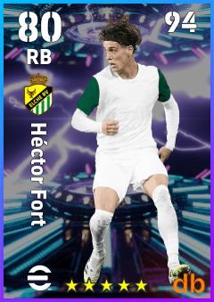 Héctor Fort — RB, OVR 80, MAX 94