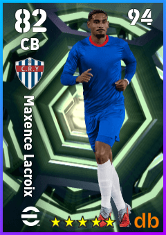 Maxence Lacroix — CB, OVR 82, MAX 94