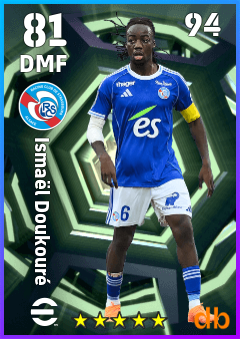 Ismaël Doukouré — DMF, OVR 81, MAX 94