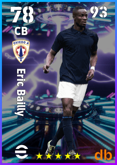 Eric Bailly — CB, OVR 78, MAX 93