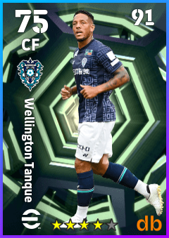 Wellington Tanque — CF, OVR 75, MAX 91