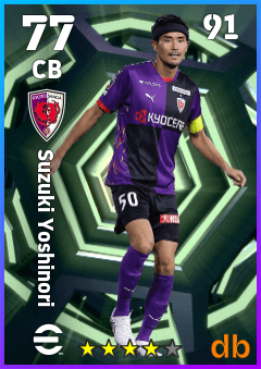 Suzuki Yoshinori — CB, OVR 77, MAX 91