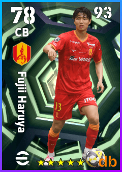 Fujii Haruya — CB, OVR 78, MAX 93