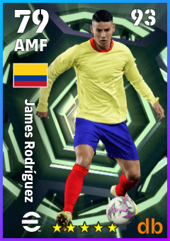 James Rodríguez — AMF, OVR 79, MAX 93
