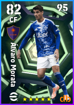 Álvaro Morata — CF, OVR 82, MAX 95